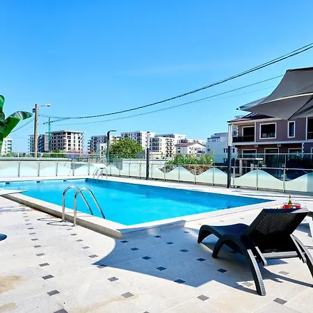 Dazzling Sunset In Nord10 Pool * 마마이아